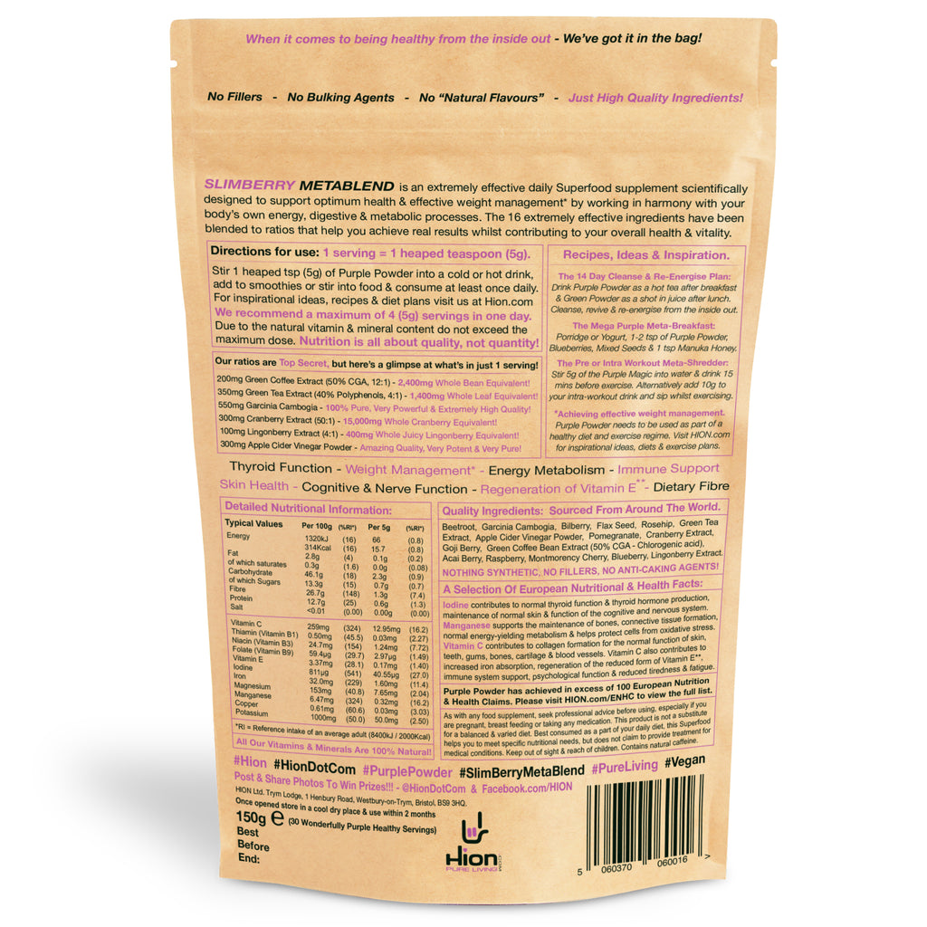 Hion - Purple Powder®<BR>SLIMBERRY METABLEND™