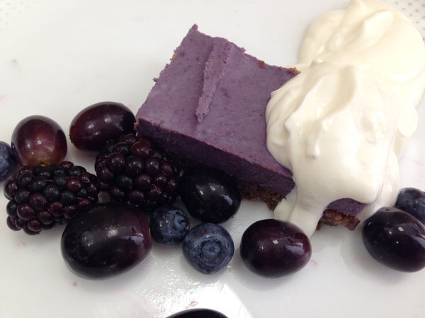 Raw Blackberry Cheesecake