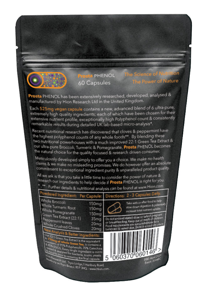 Pro PHENOL™ Capsules<BR>60 Polyphenol-rich capsules.